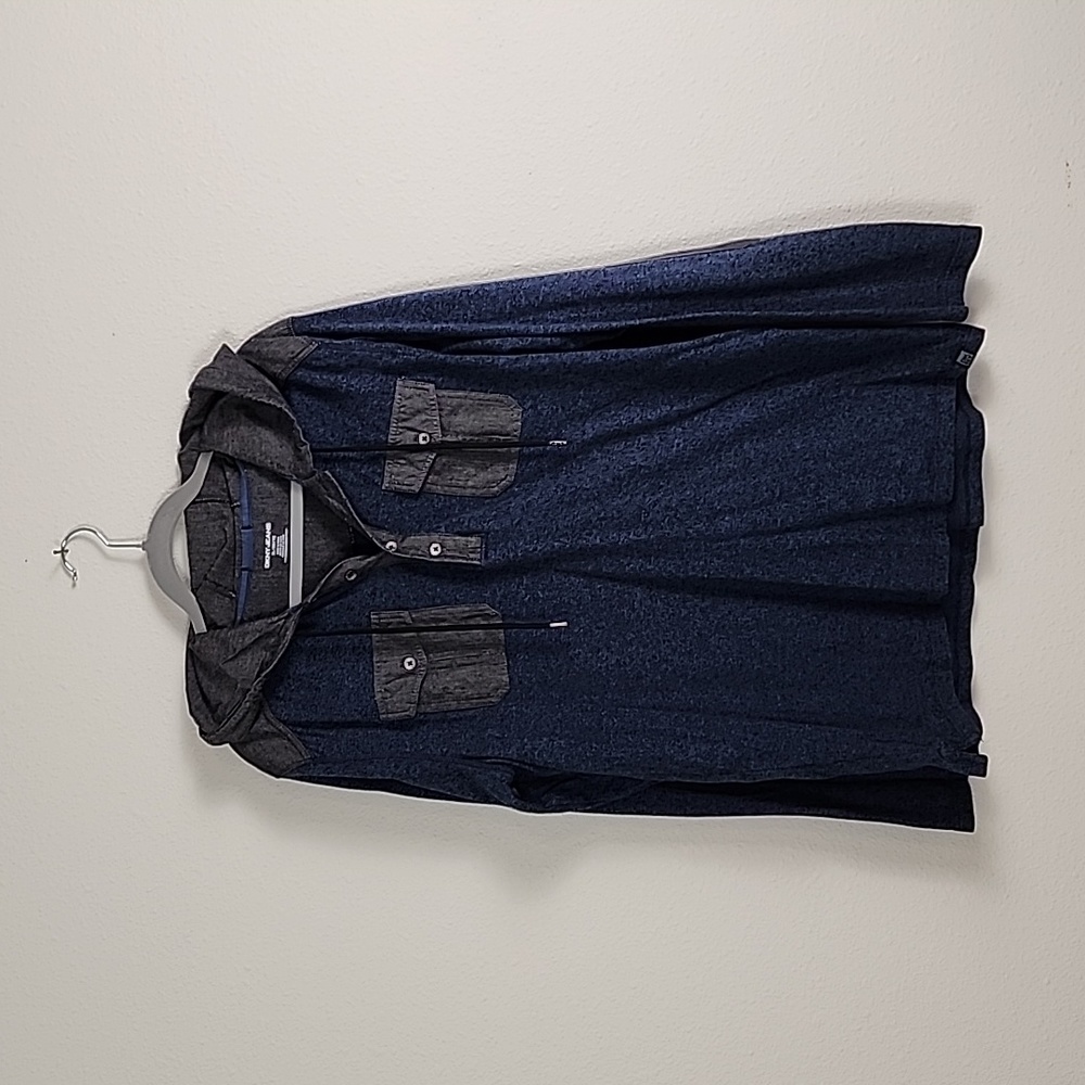 Dkny Long Sleeve Hooded Shirt